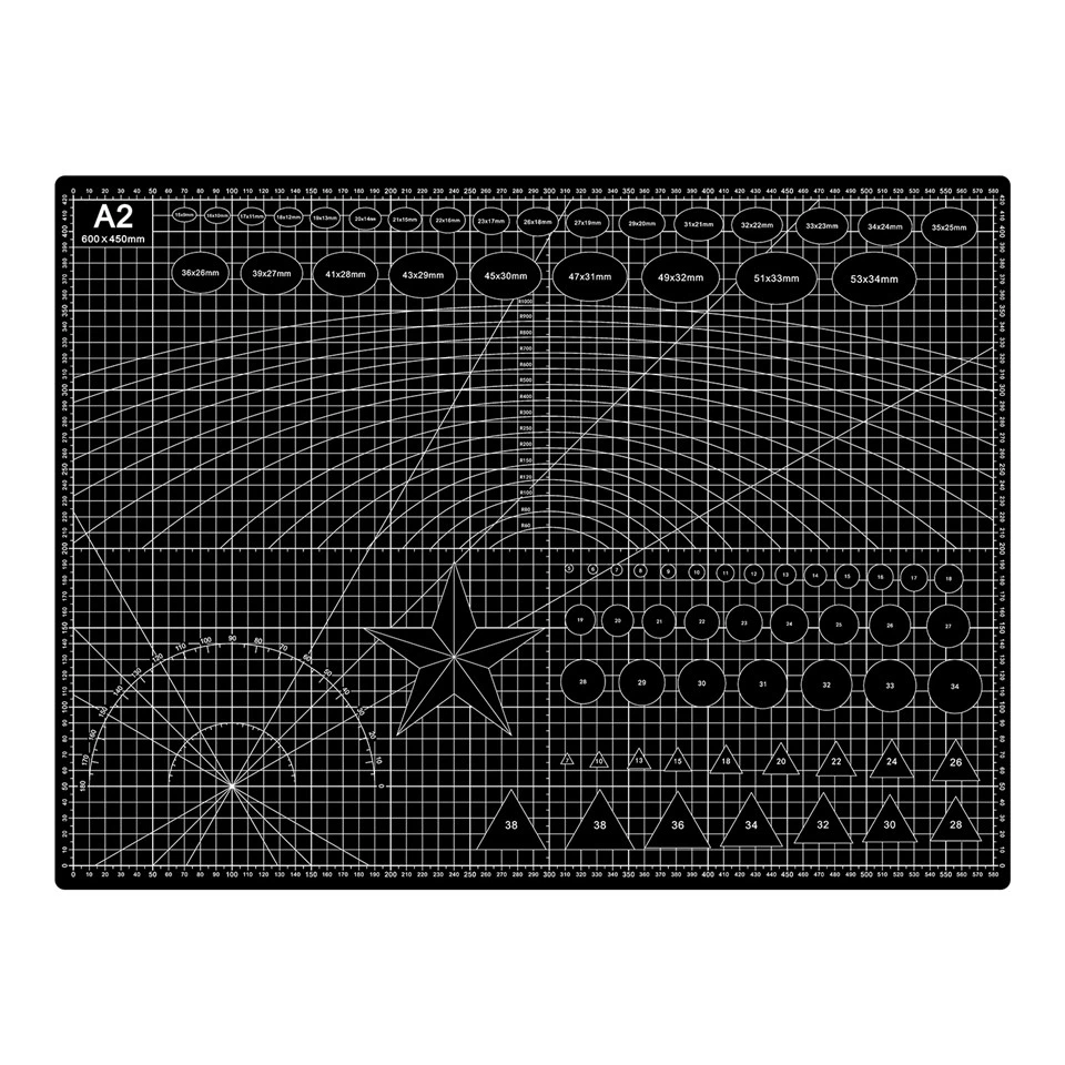 ब्लैक सेल्फ हीलिंग कटिंग मैट